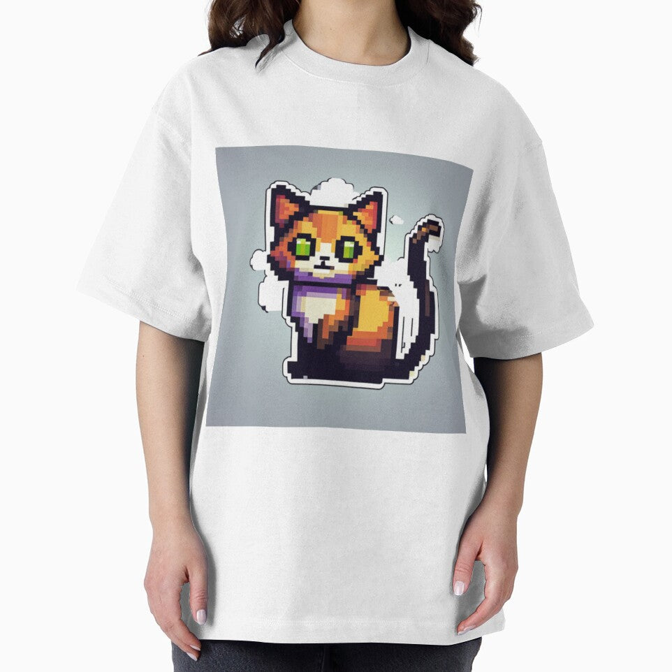 Funny Pixel art cat by Planetporridge