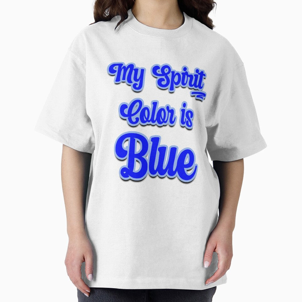 My Spirit Color is Blue - Cool plain color spirit colours designed by ozcushions by ozcushions