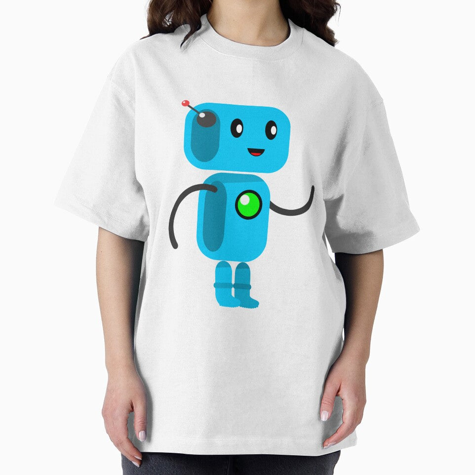 Adorable Robot With A Precious Face Drawn in The Kawaii Style by CreativeCranium
