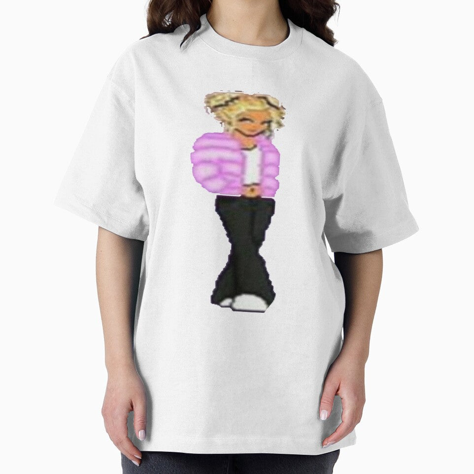dollz mania pixelated doll 2000s blonde hair pretty girl by stickersbyro ☆
