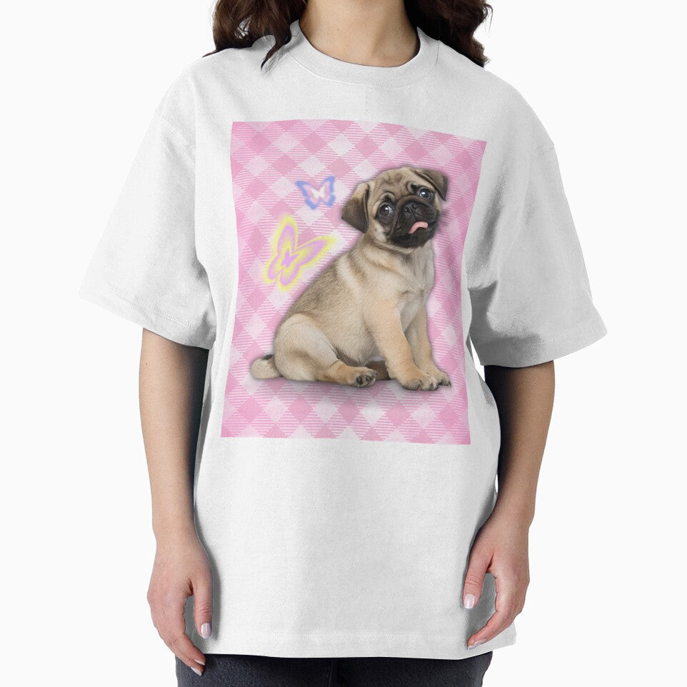 Y2K Cute Pug Puppy - Early 2000s Style by lydsshop