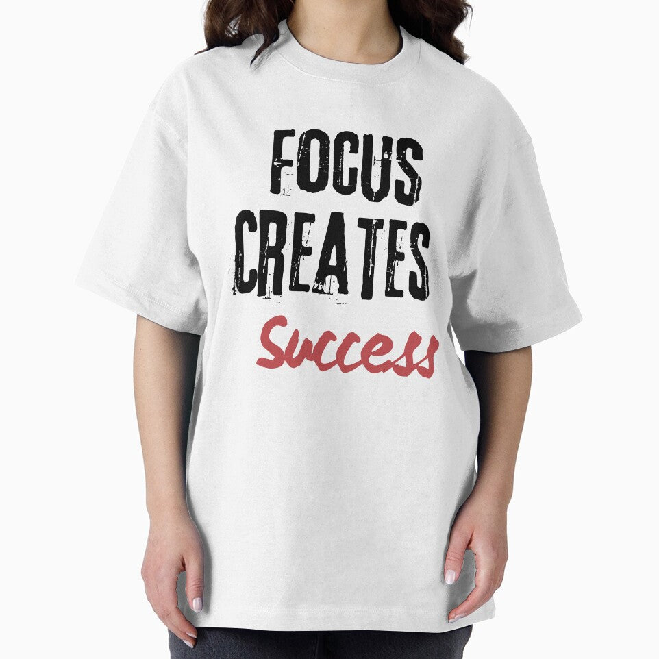 Focus Creates Success Motivation Quote Design by Adappai