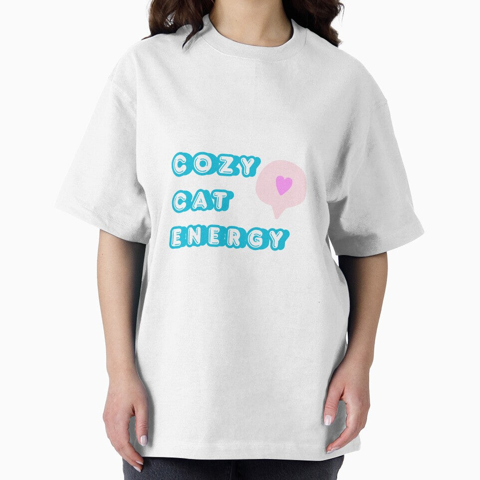 Cozy Cat Energy | Funny Cat Lover Design by CuteVibesStudio