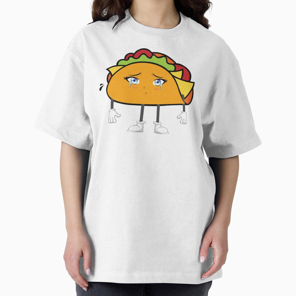 Kawaii sad taco by laatabiShirt