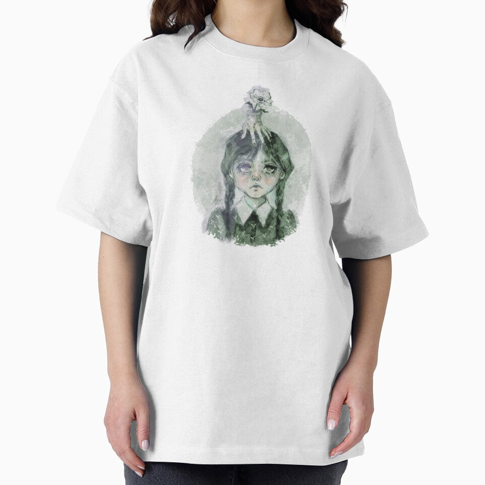 GOTH GIRL FLOWER HAND SAGE GREEN SOFT GOTH by melyverso