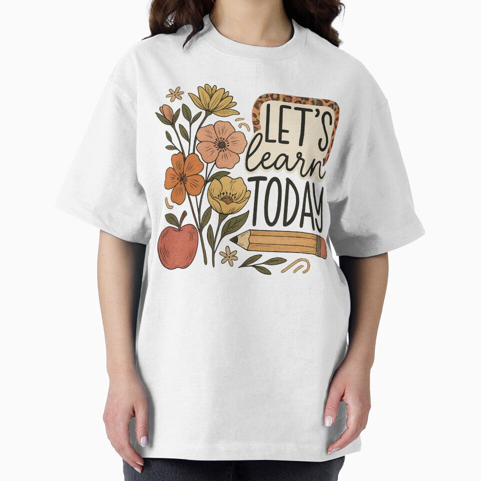 boho floral teacher png｜gonna learn today｜ by PixelBlooming