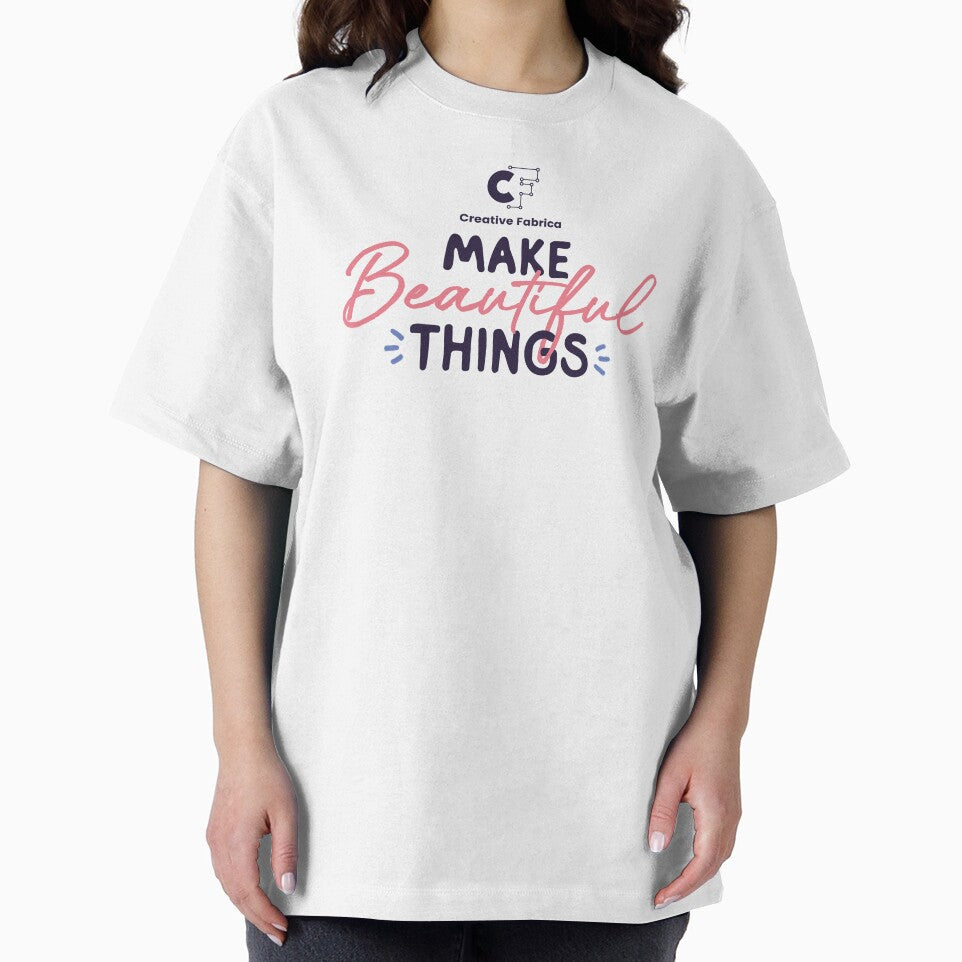Creative Fabrica "Make Beautiful Things" Quote by CFMerch