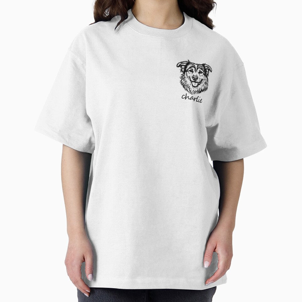 Custom Pet Shirt Pet Photo + Name Custom Dog Shirt Personalized Dog Shirt Custom Dog T Shirts for Humans Custom Cat Shirt for Dog Mom or Dad | biswap303@gmail.com by B CRATES
