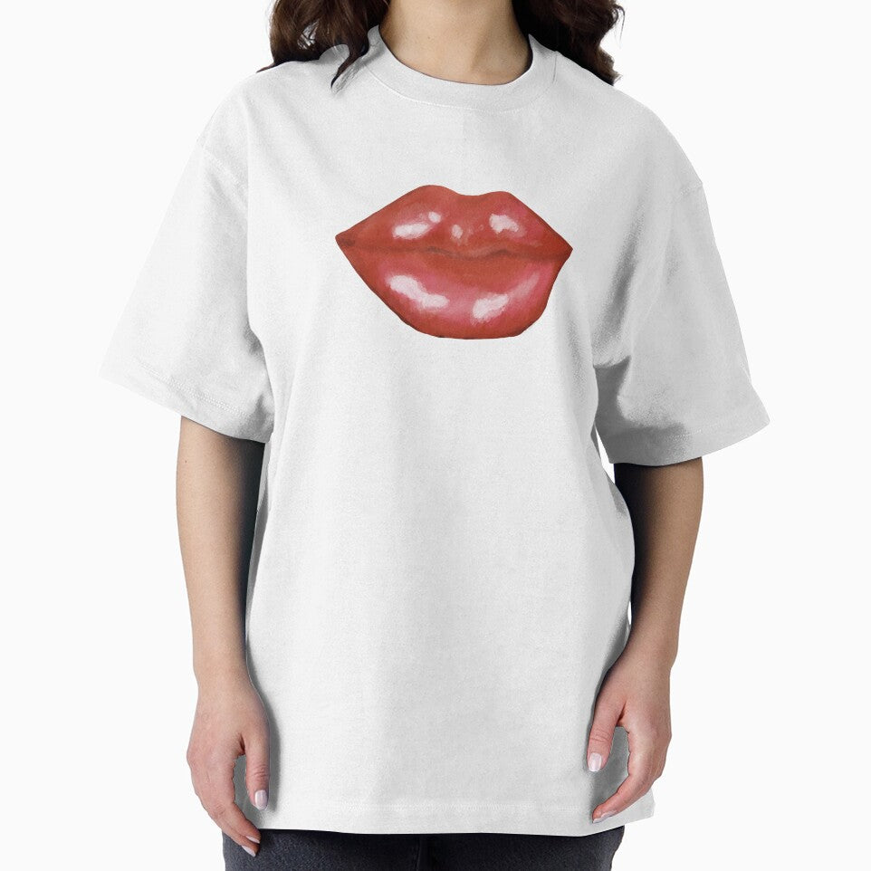 Shiny Red Lips by Kathleen Bruce Illustration