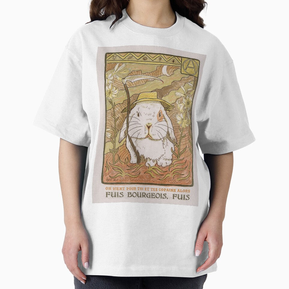Anti-capitalist rabbit by Loki Propagandart