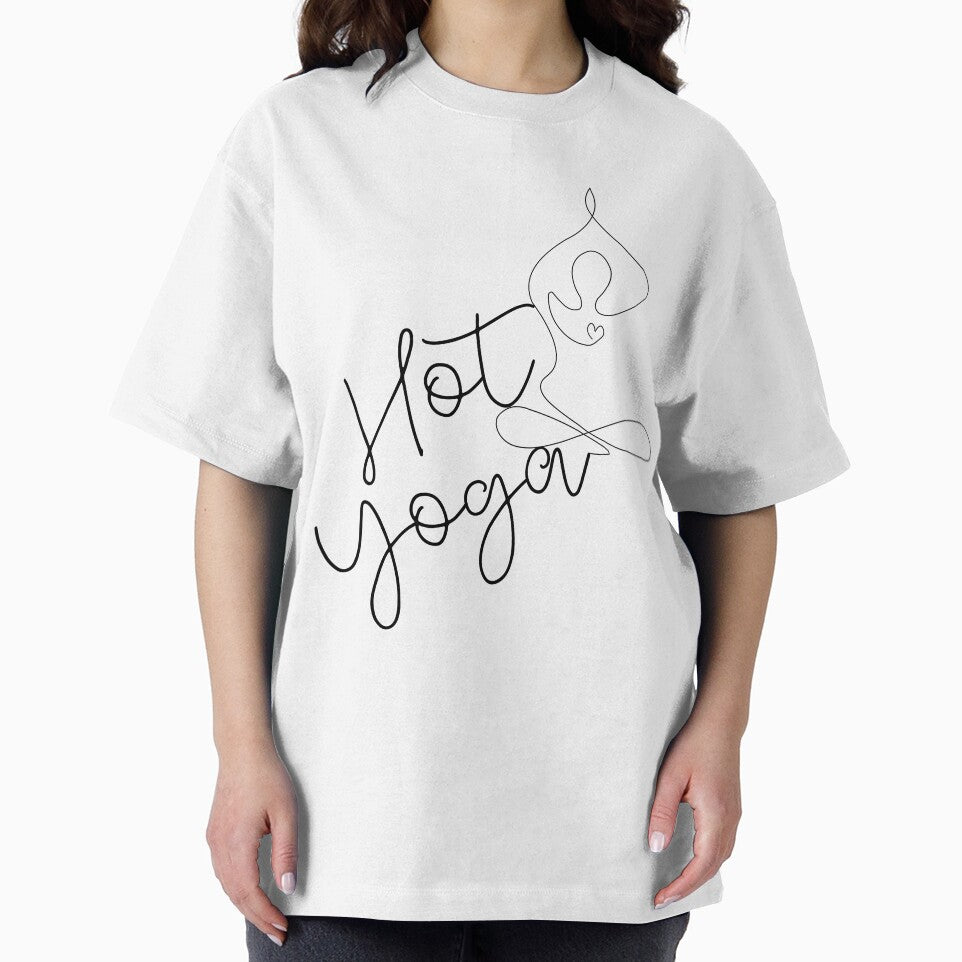 Hot yoga flowy one line by Hot Yoga Life
