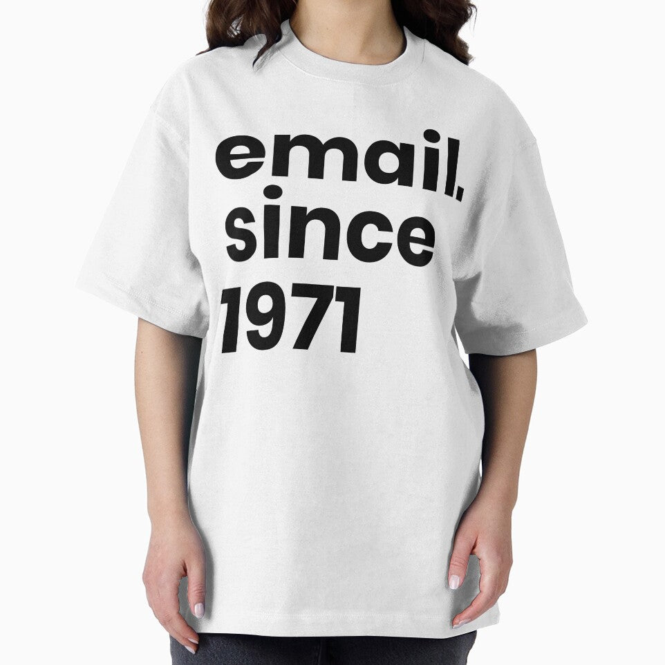 Email Since 1971 Typographic Design by Monocromo Shop