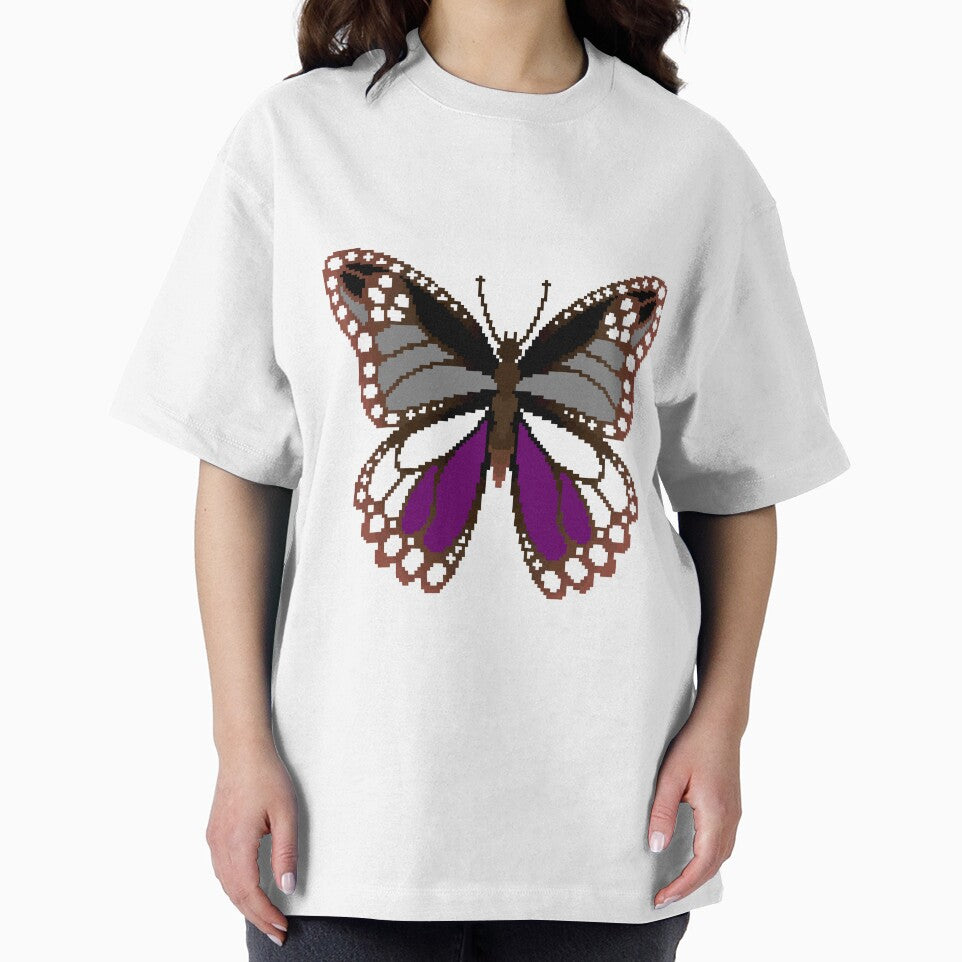 Ace Pride Butterfly by MetallicWings15