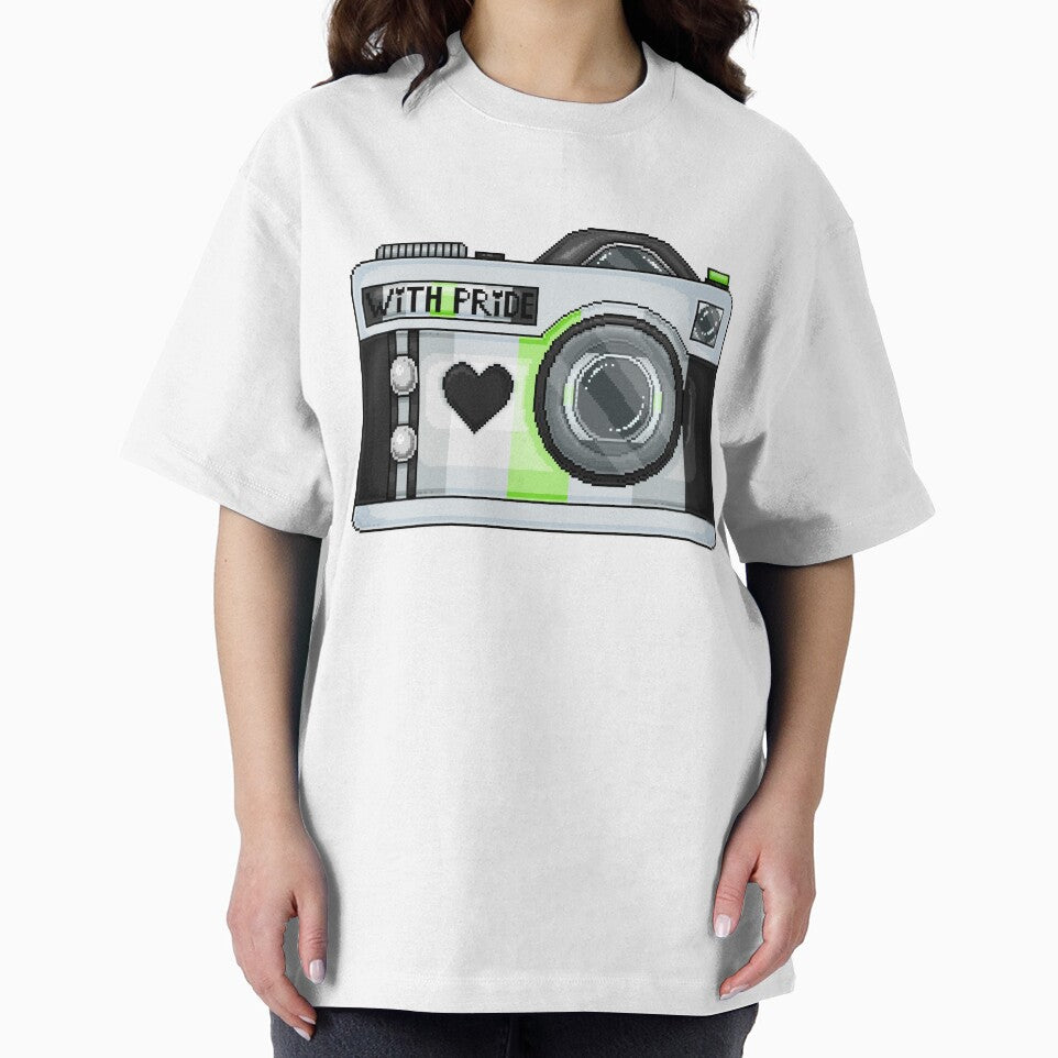 Agender Pride Pixel Camera by MetallicWings15