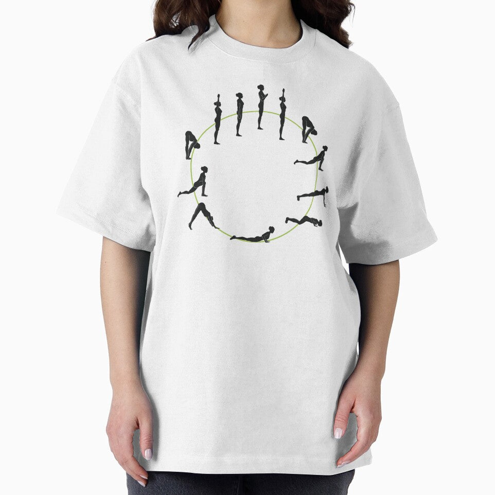 Yoga Poses Sun Salutation - Yoga Gear for Yoga Teachers and Certified Yoga Instructors for Class by merkraht