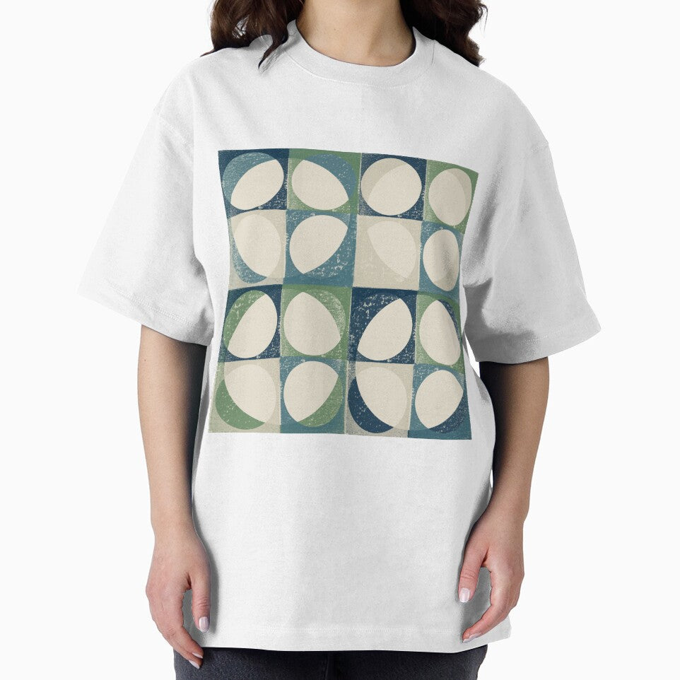 Modern Italian Villa  Aqua Green Big Dots by susycosta