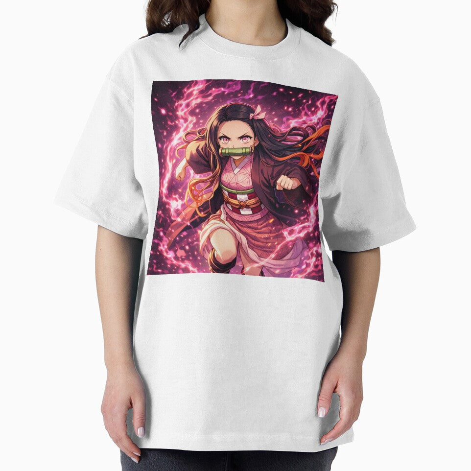 Nezuko Kamado - Pink Demon Art by Kawaii Corner Zero