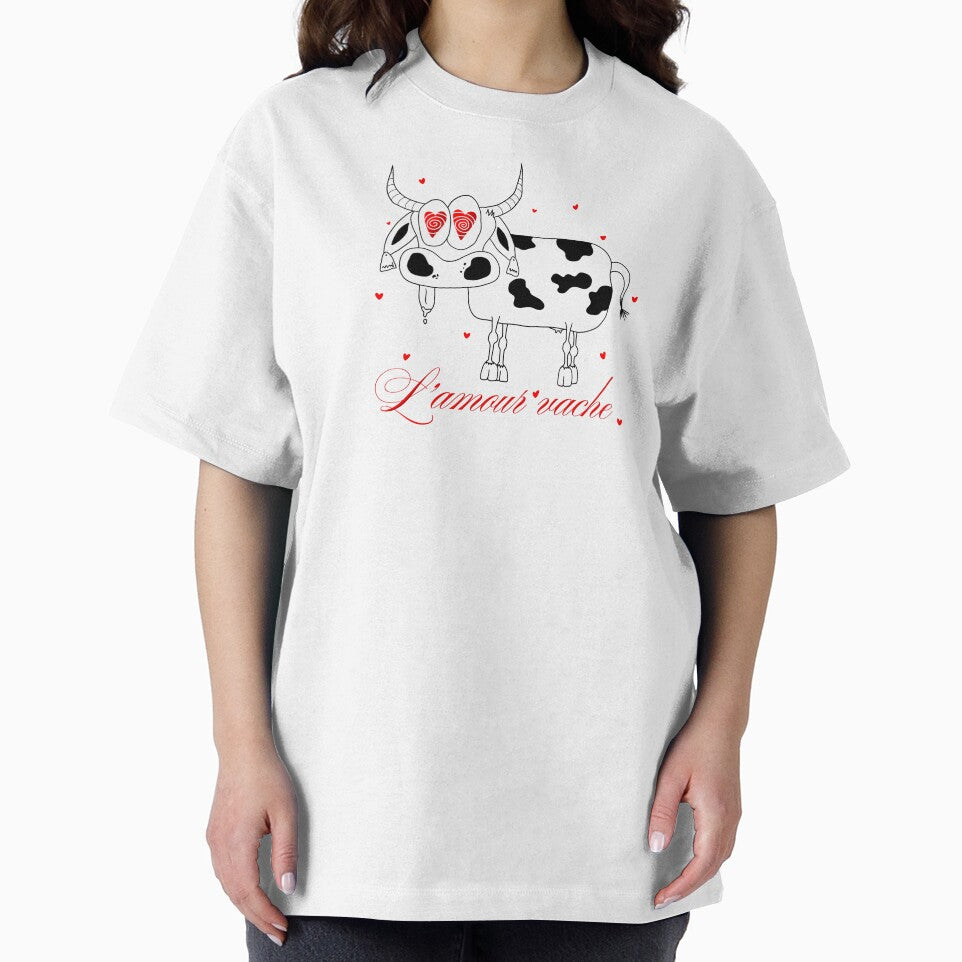 Cow Love - Cute Cow Illustration by Ajova-