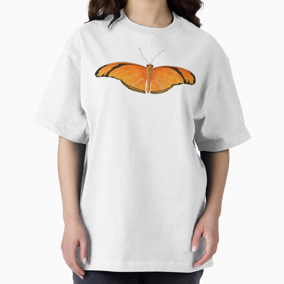 Julia Butterfly Art (Dryas iulia) – Orange Tropical Watercolor by veroniquecole