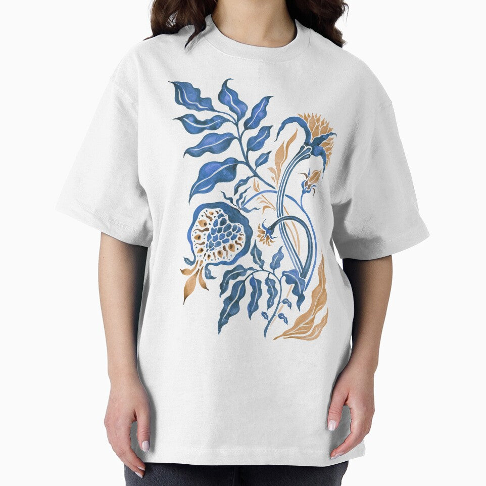 Modern Flower. Hand Drawn Floral Pattern by Katyau