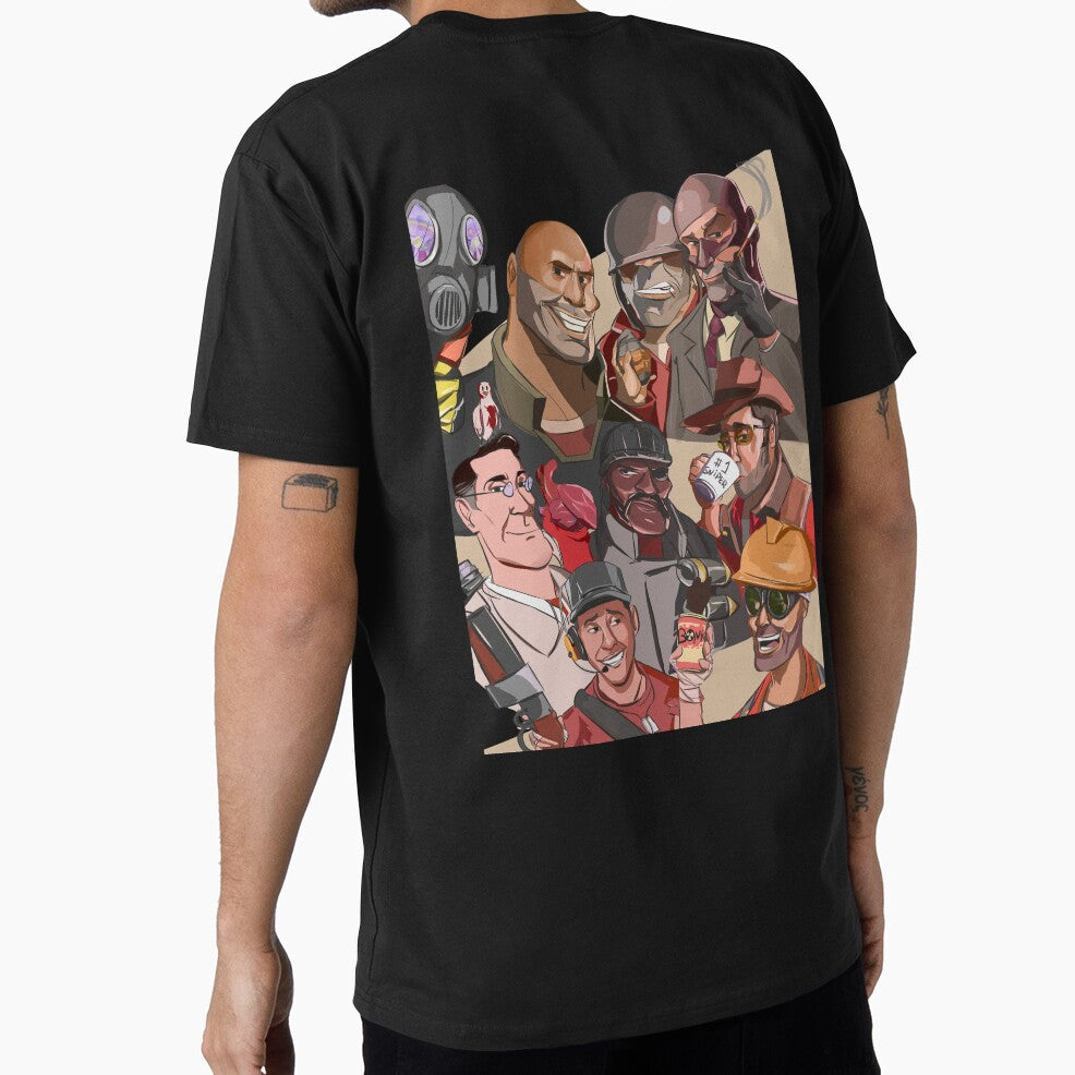 The Team fortress 2 Gang by Squaringa