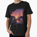 Lofi Anime Sunset Print - Nostalgic Evening Vibes! by evilishgoods