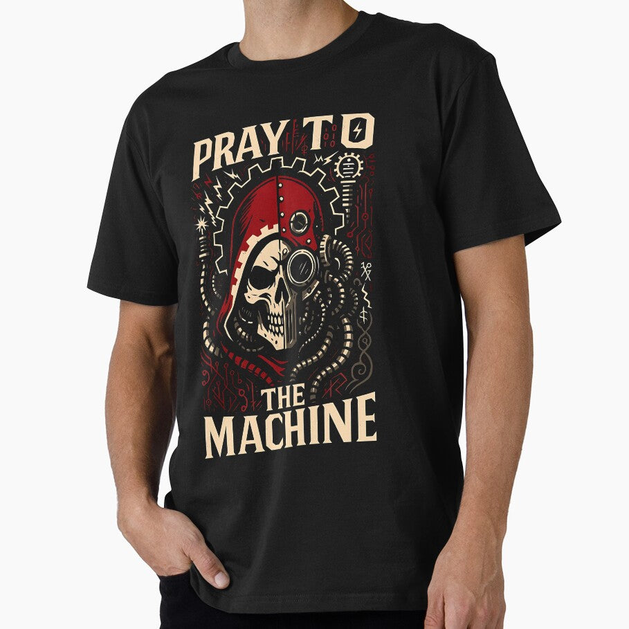 Pray to the Machine – Adeptus Mechanicus Tee by BravenBold