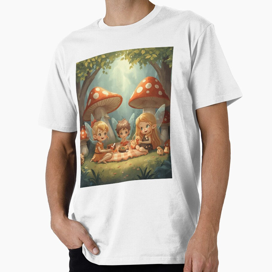 Cute fairies celebrate in the fairytale forest by SimonsDesignArt