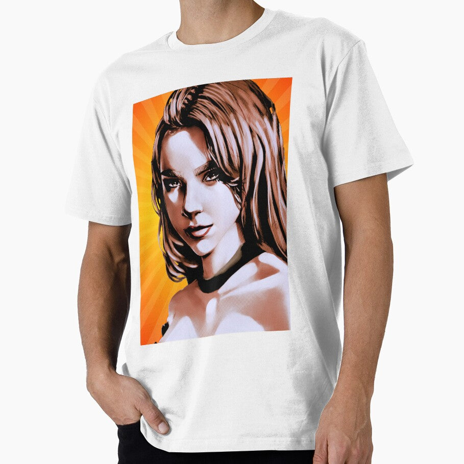 Bad Chick Pop Art Orange by Octavio00