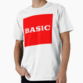Red on White Basic Stuff by Spill & Signal