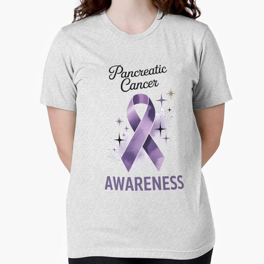 Pancreatic Cancer Awareness Purple Ribbon Sublimation by VENOM0RIOT