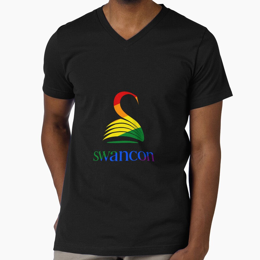 Swancon logo - Rainbow by swancon