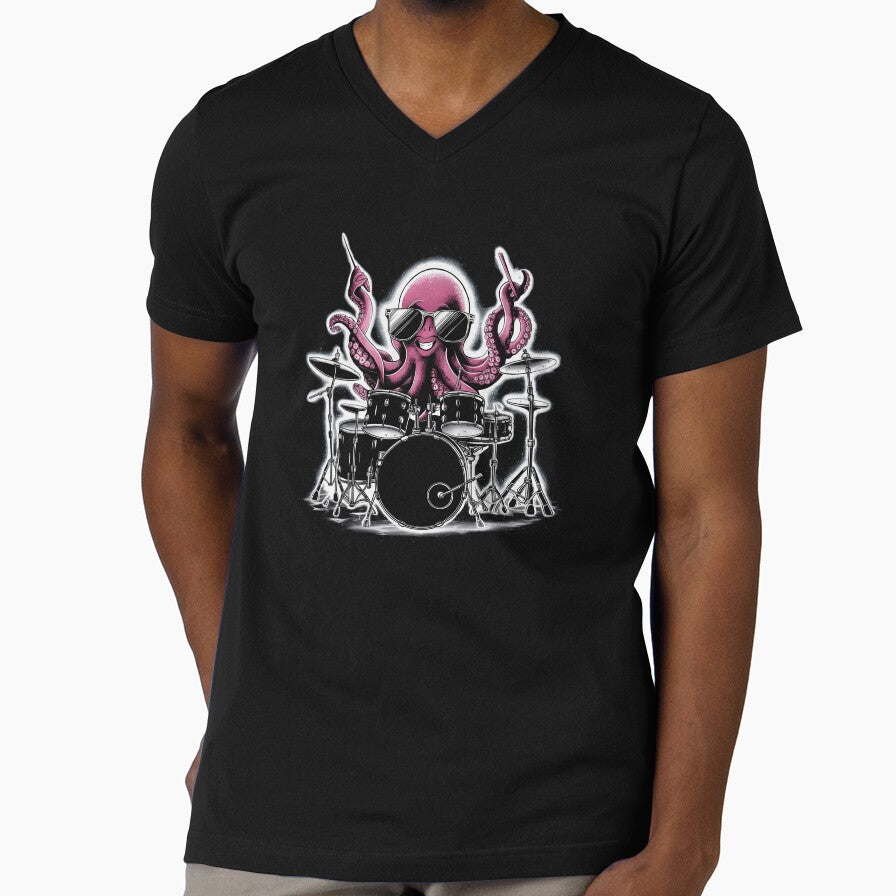 Octopus Rock Band Drummer Octopus Playing Drums Graphic by MTRBSK11