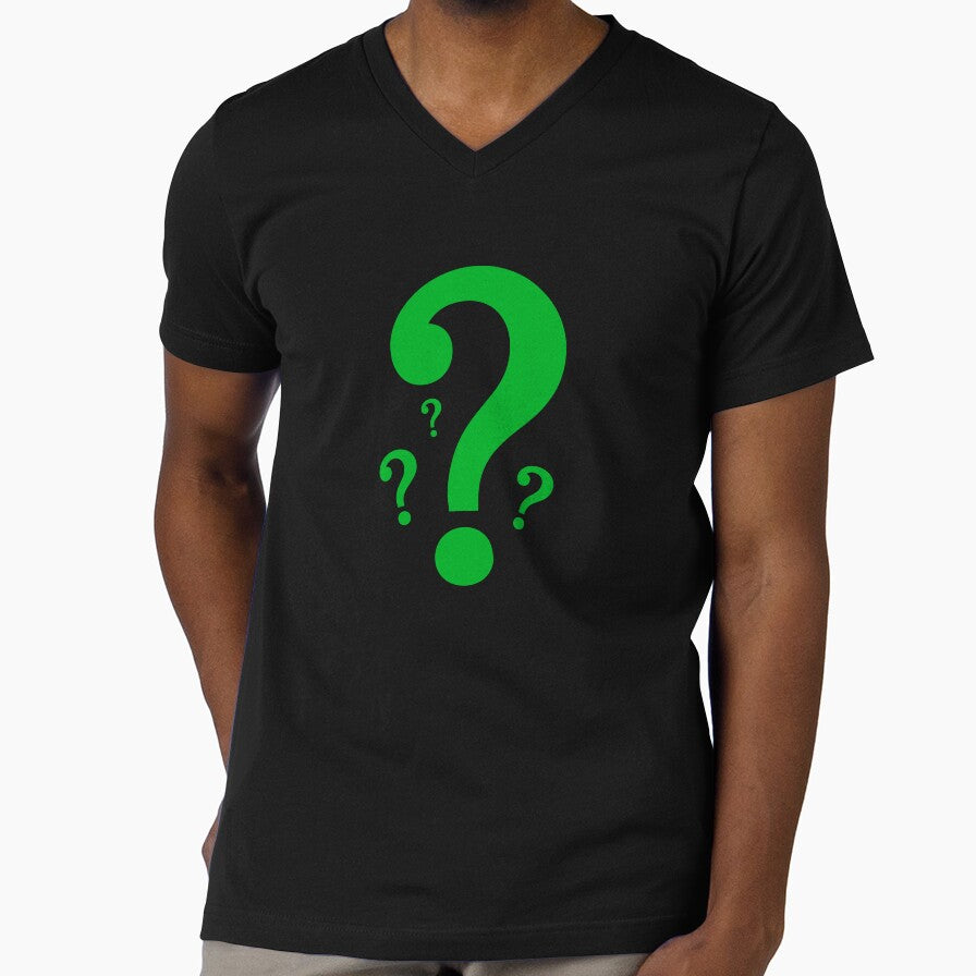 Green Question Mark by RetroArtCulture