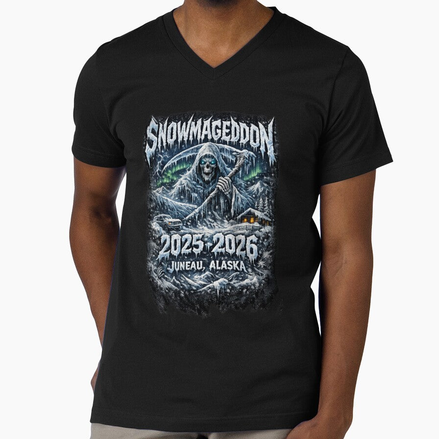 Snowmageddon Juneau metal tee by charmecustoms