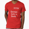 Sacramento Book Festival - Escape Into a Book white letters by SacBookFest