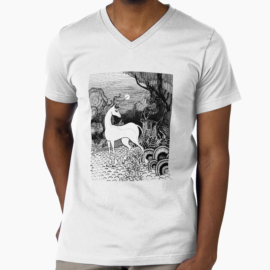 The Last Unicorn in the shadow of the forest by Alessia Di Gregorio