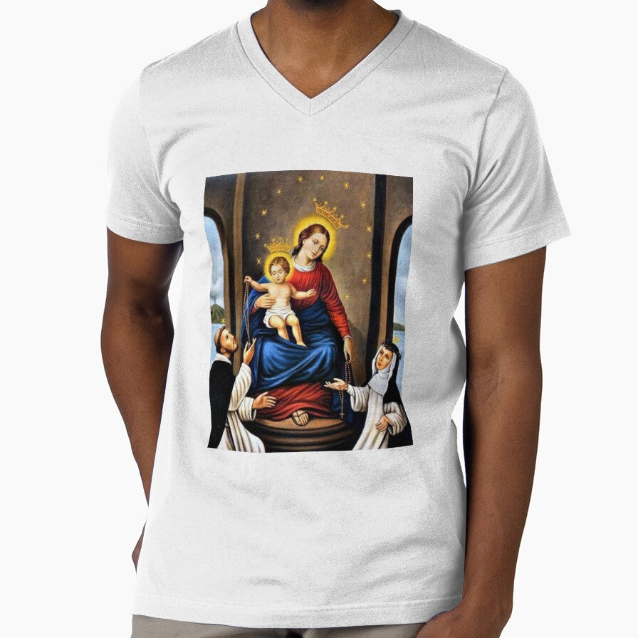 Our Lady of the Rosary, Virgin Mary, Rosary by AMDG Line
