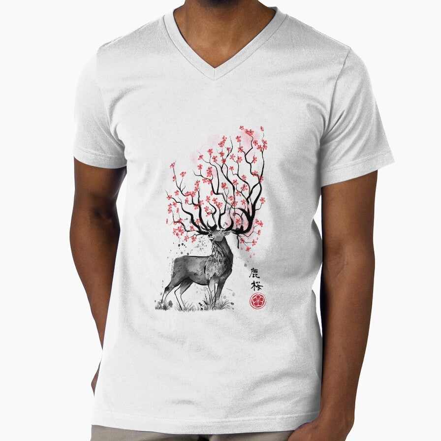 Sakura Deer by zoezowie79